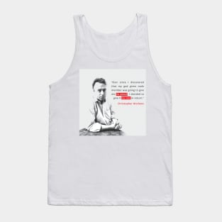 Christopher Hitchens quote Tank Top